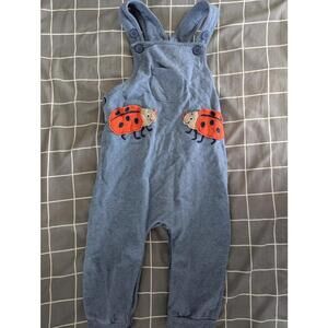 Joules ladybug dungarees overalls